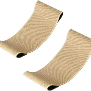 Cat Recliner Scraper Board, 2026 New 2 in 1 Cats Scratcher Bed Scratch Resistant & Low Lint, Wooden Cats Sofa Bed with Replaceable Cat Scratching Suitable for Cats (2*Mat)