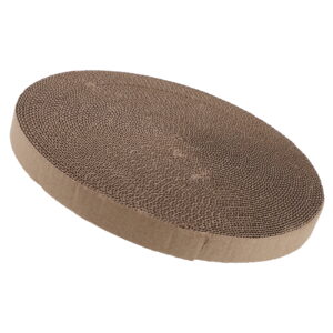 Wear-resistant Scratch Pad Reusable Cat Scratcher Cardboard Round