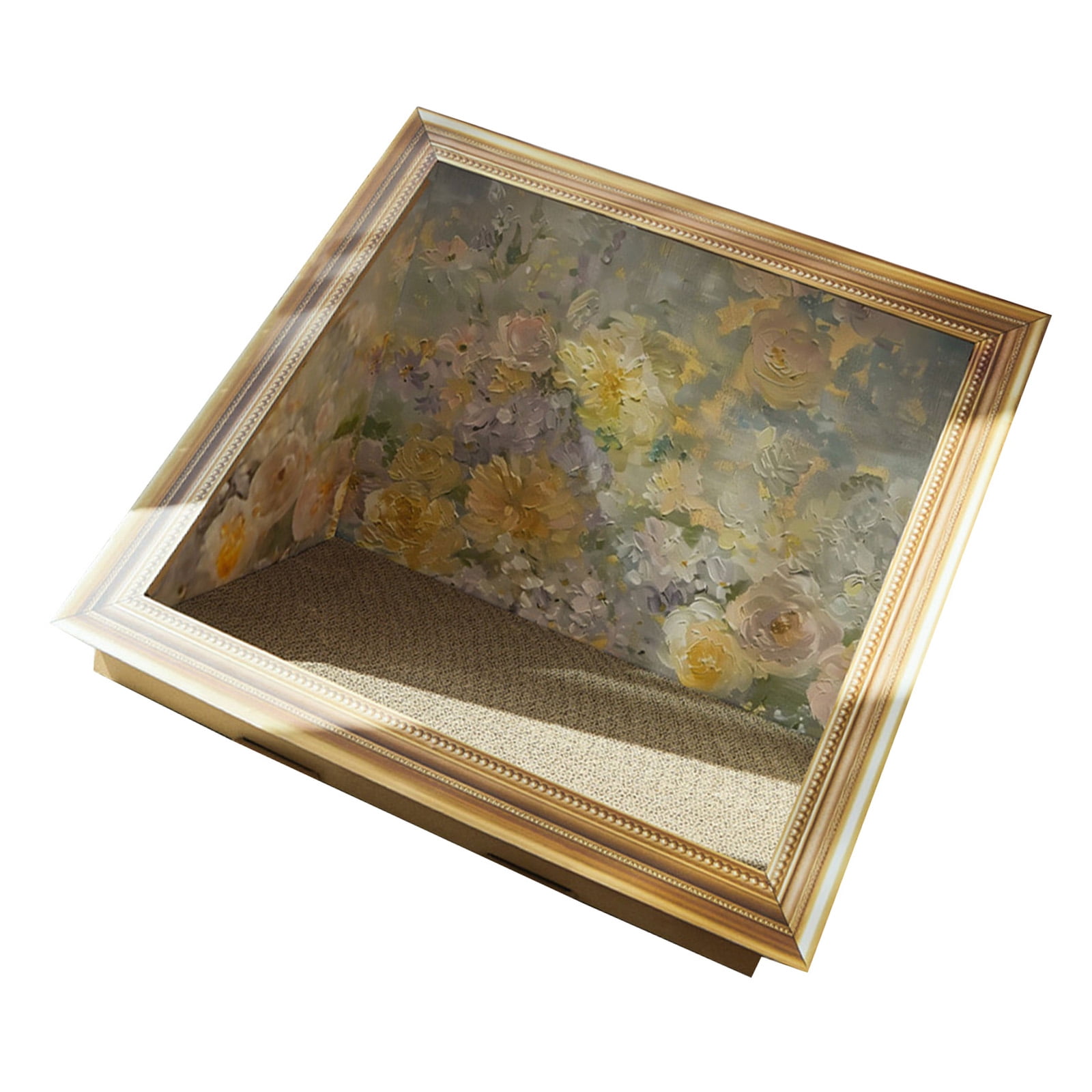 Artistic Oil Painting Cats House Scratching Board Art Photo Frame Friendly and Health for Cats Grinding Scratcher Toy - Image 8
