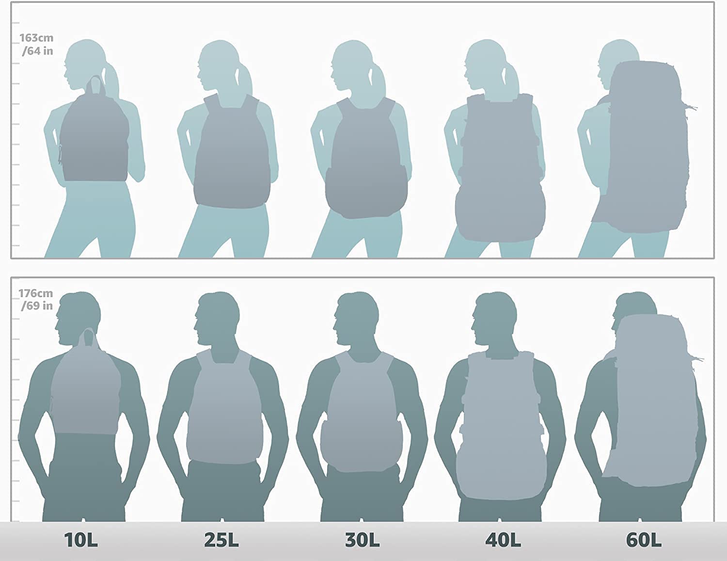 Everest 16" Stylish Rucksack, Burgundy All Ages, Unisex BP500-BURG, Carrier and Shoulder Book Bag for School, Work, Sports, and Travel - Image 6