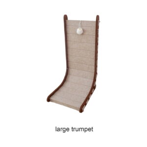 Large L-Shaped Vertical Cat Scratcher Durable Non-Shedding Felt Cat Bed, Integrated Cat Scratching Post For Cats, Multi-Purpose Cat Activity Center With Large Size For Indoor Cats