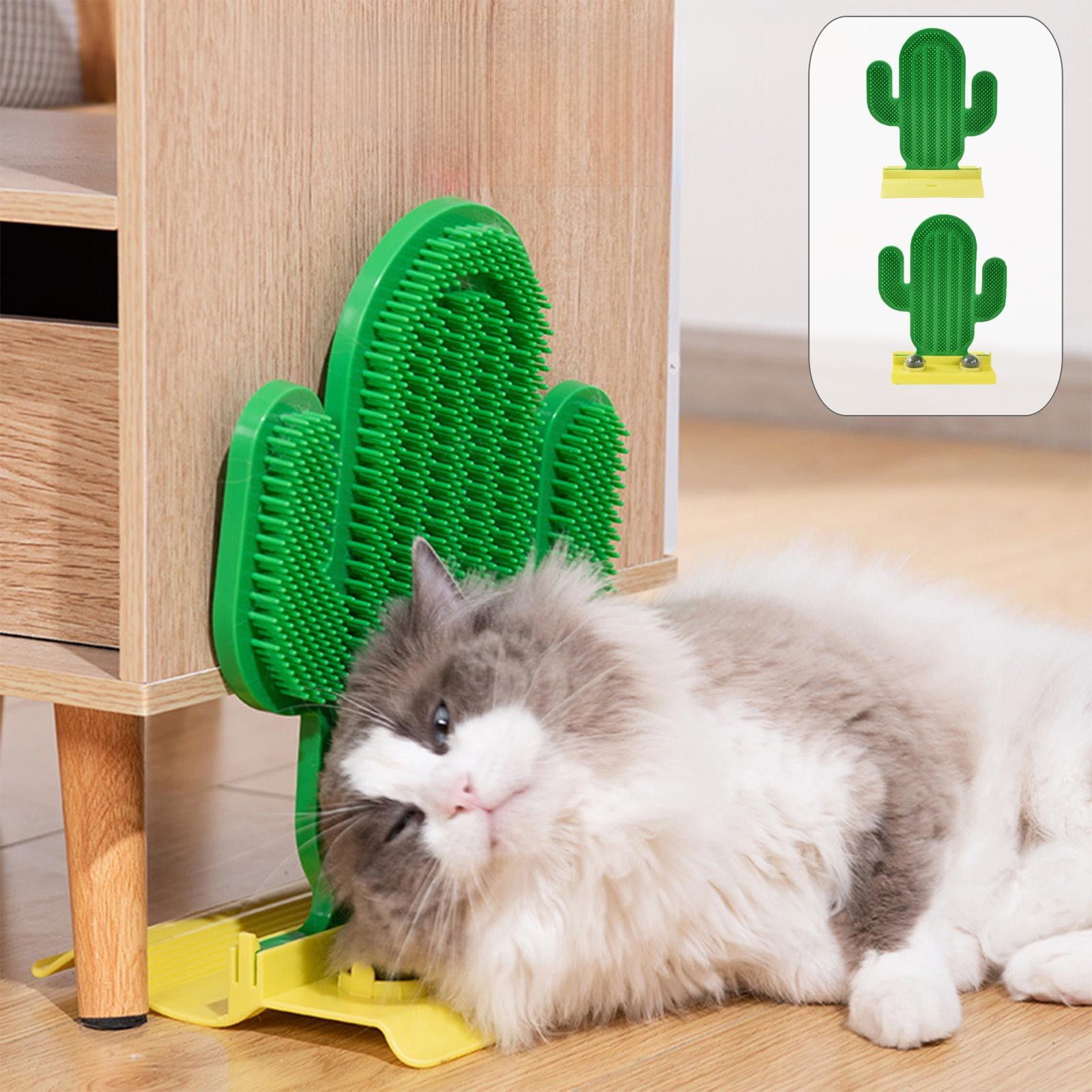Cat Corner Scratcher for Furniture Edges – Self-Grooming Cat Scratching Device, Green Plastic, 11.81x7.48in, Easy Install, Anti-Slip, Relieves Stress