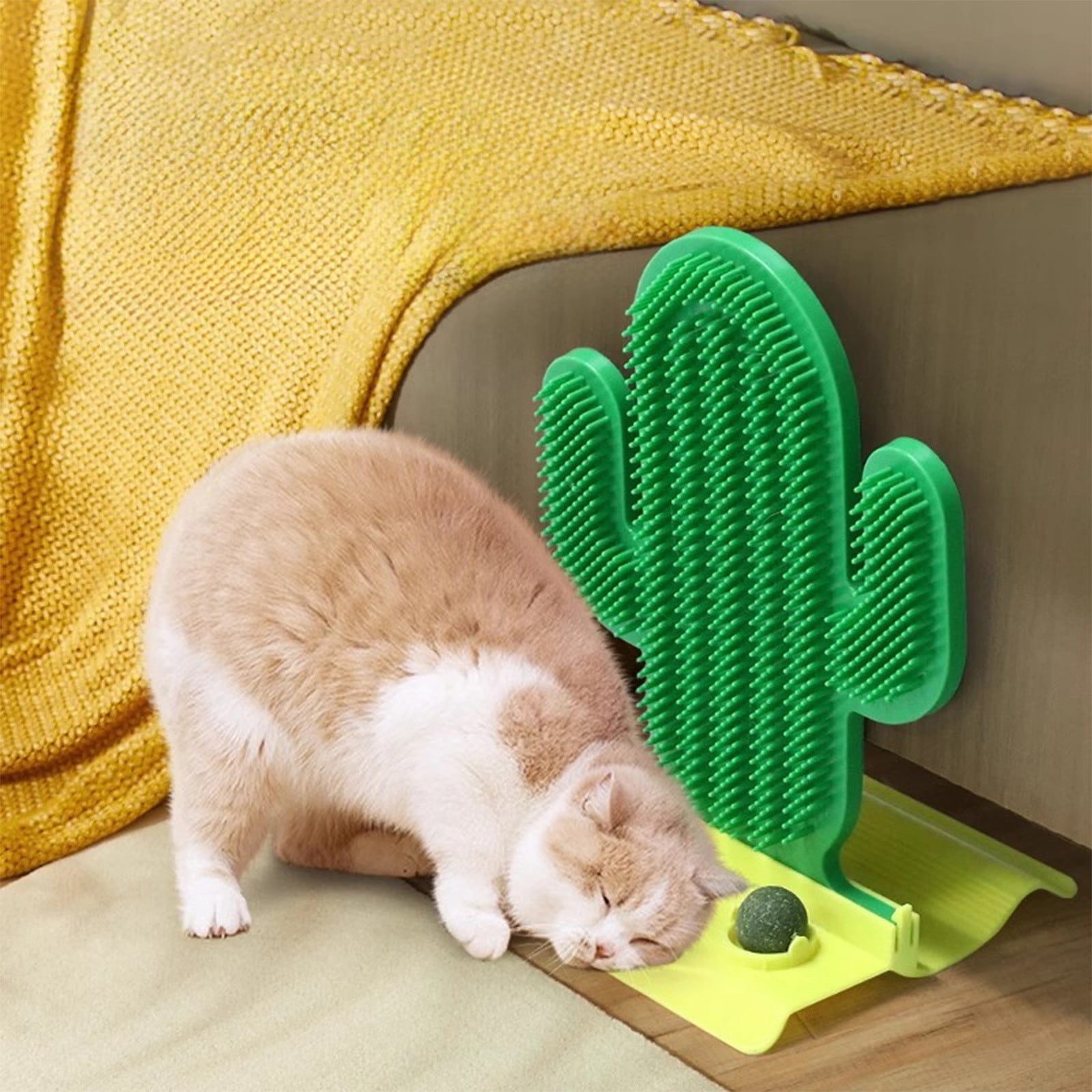 Cat Corner Scratcher for Furniture Edges – Self-Grooming Cat Scratching Device, Green Plastic, 11.81x7.48in, Easy Install, Anti-Slip, Relieves Stress - Image 12