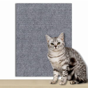Corner Cat Scratcher & Wall Cat Scratcher - Thick Carpet Pad, Edge-Wrapped Design for Durability, Indoor Cat Scratching Post for Furniture & Wall Protection (39.4" x 11.82")