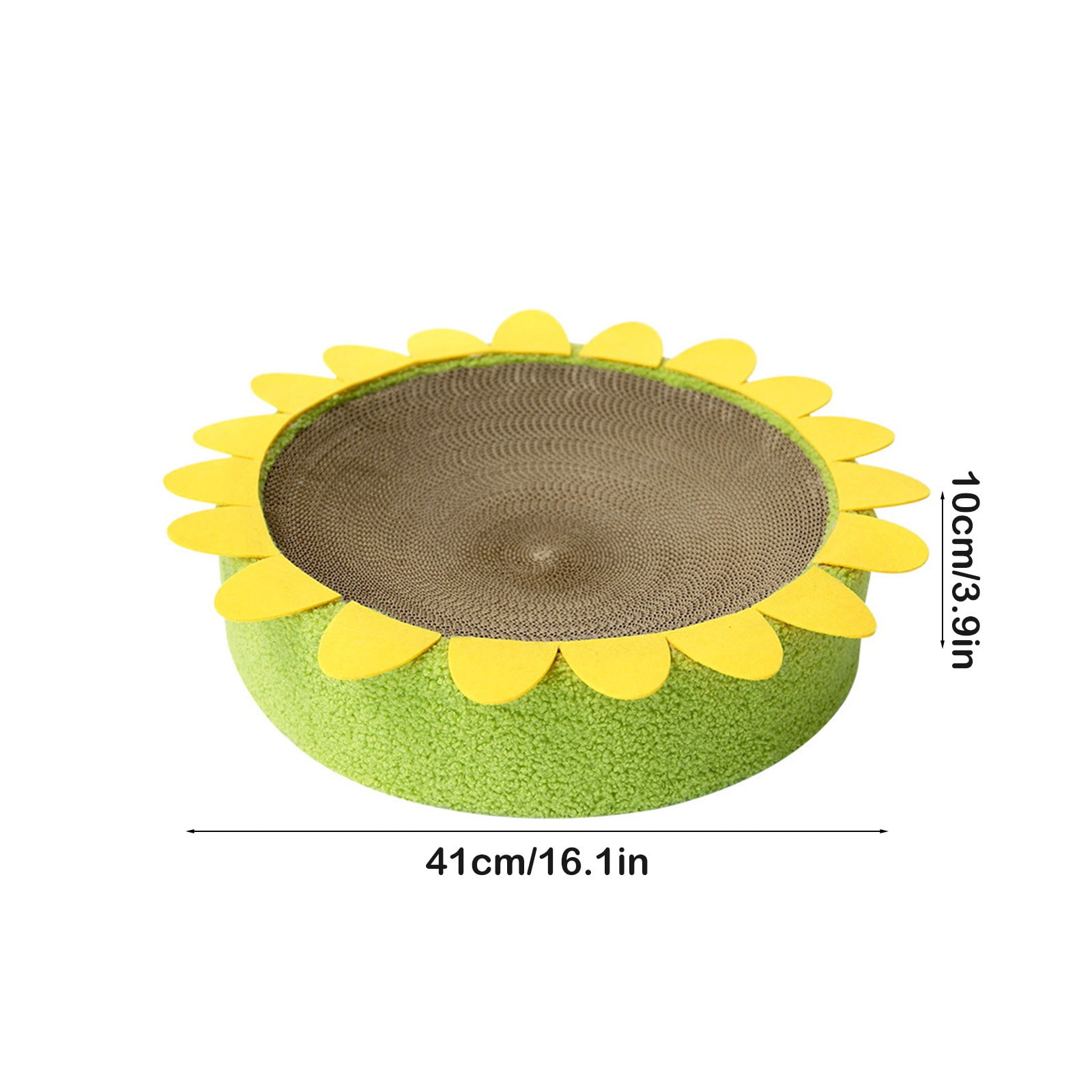 STPToys Large Cat Scratcher Bed Cardboard,Kitty Scratch Pad Corrugated Bowl Round Kittens Scratching Board Protector for Couch&Carpets&Sofas - Pink - Image 15