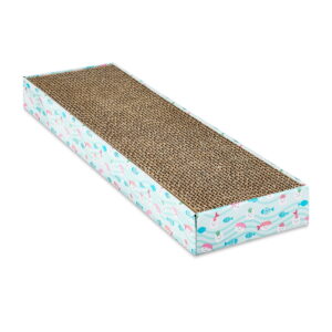 Vibrant Life Durable Corrugated Cardboard Cat Scratching Pad, Multicolored, One Size
