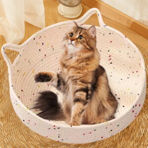 Yufenmy Cat Scratcher Bed Cat Scratchers for Indoor Cats Saved Cat Chair Scratch Round Board for Large Cats Scratcher Lounge