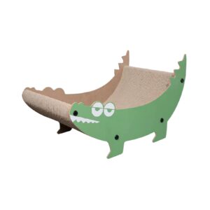 Alligator Shape Cat Scratching Board Cat Scratching Couch Furniture Protector Nest Sofa Cat Scratcher Cardboard for Sleeping