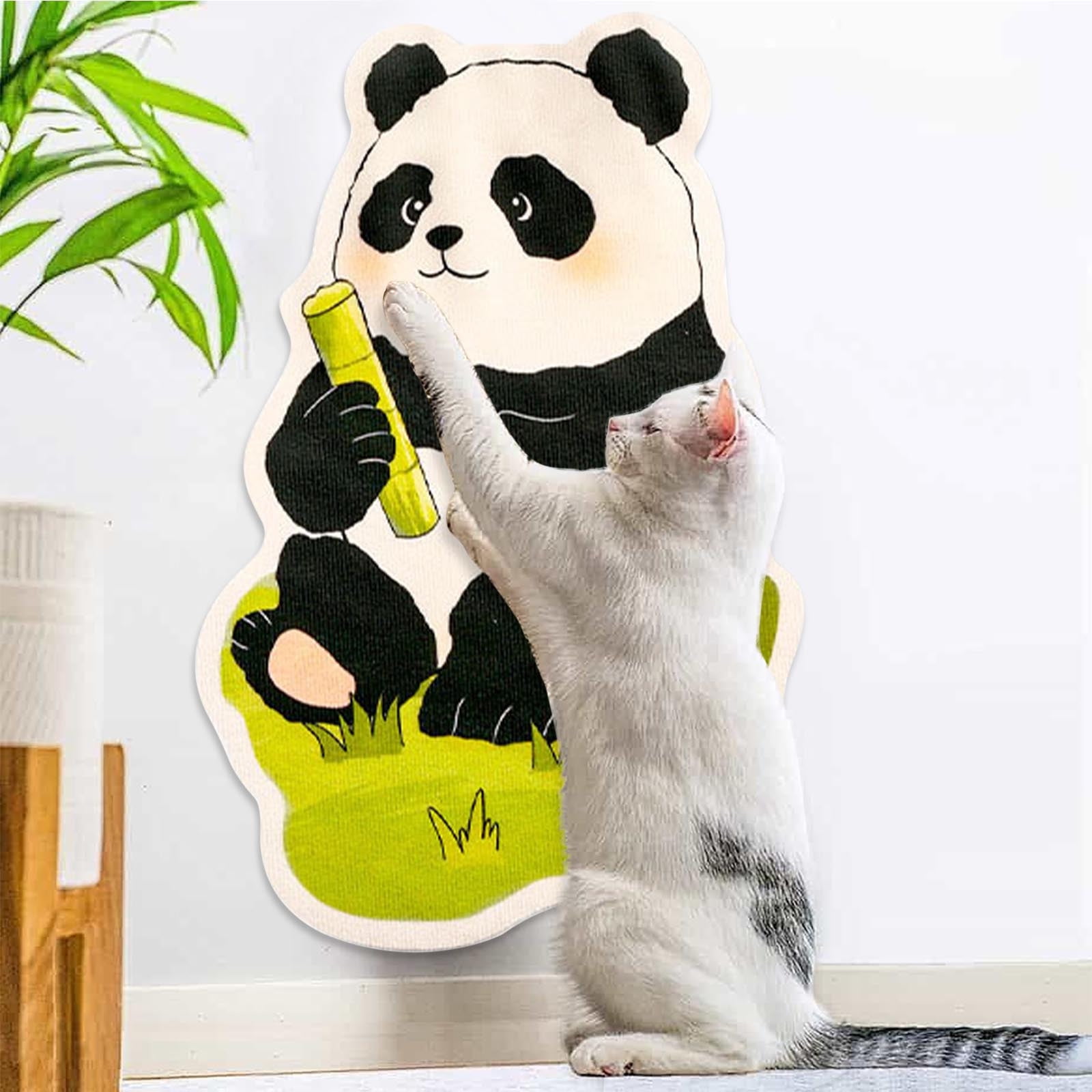 weibbin Cat Scratcher Wall Mounted Scratch Pad for Wall Modern Cute Cardboard Vertical Cat Scratching Post, Furniture Protector - Image 9