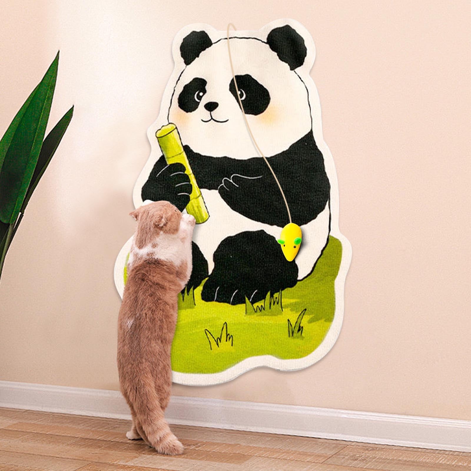 weibbin Cat Scratcher Wall Mounted Scratch Pad for Wall Modern Cute Cardboard Vertical Cat Scratching Post, Furniture Protector - Image 11