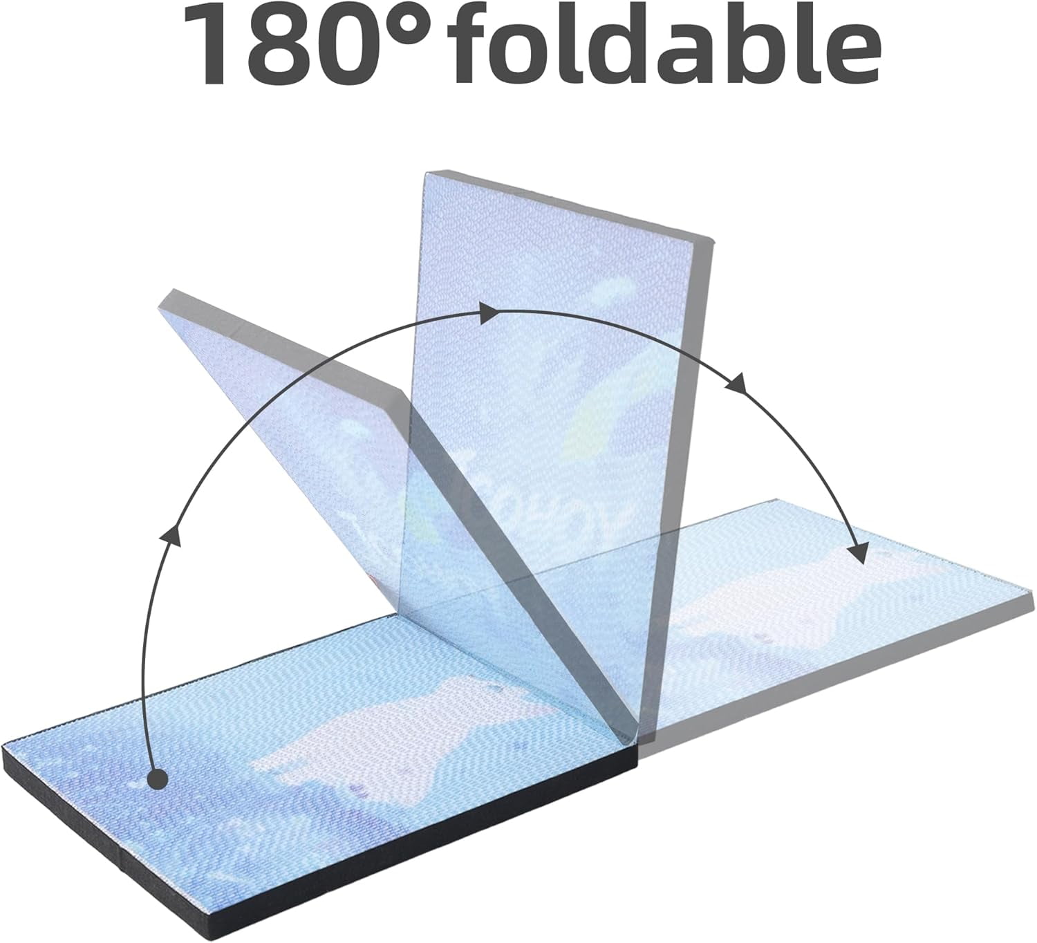 Artistic Cat Scratching Board, Wall-Mountable Cat Scratcher, Foldable, 27.6x11x1 inches, Suitable for Indoor Cats as a Scratching Mat and Cat Furniture Protector (Blue) - Image 4