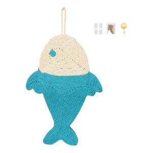 erfcxs Cat Scratcher Cute Sisal Cat Scratcher Mat Cute Cat Scratcher Shaped Wall Mount Scratch Mats For Cats Used For Upholstery To Cats From Scratching Furniture，with Hook