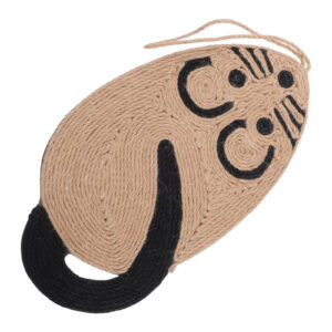 Sisal Door Hanging Cat Scratcher Scratchers for Indoor Cats and Dog Handle Coffee