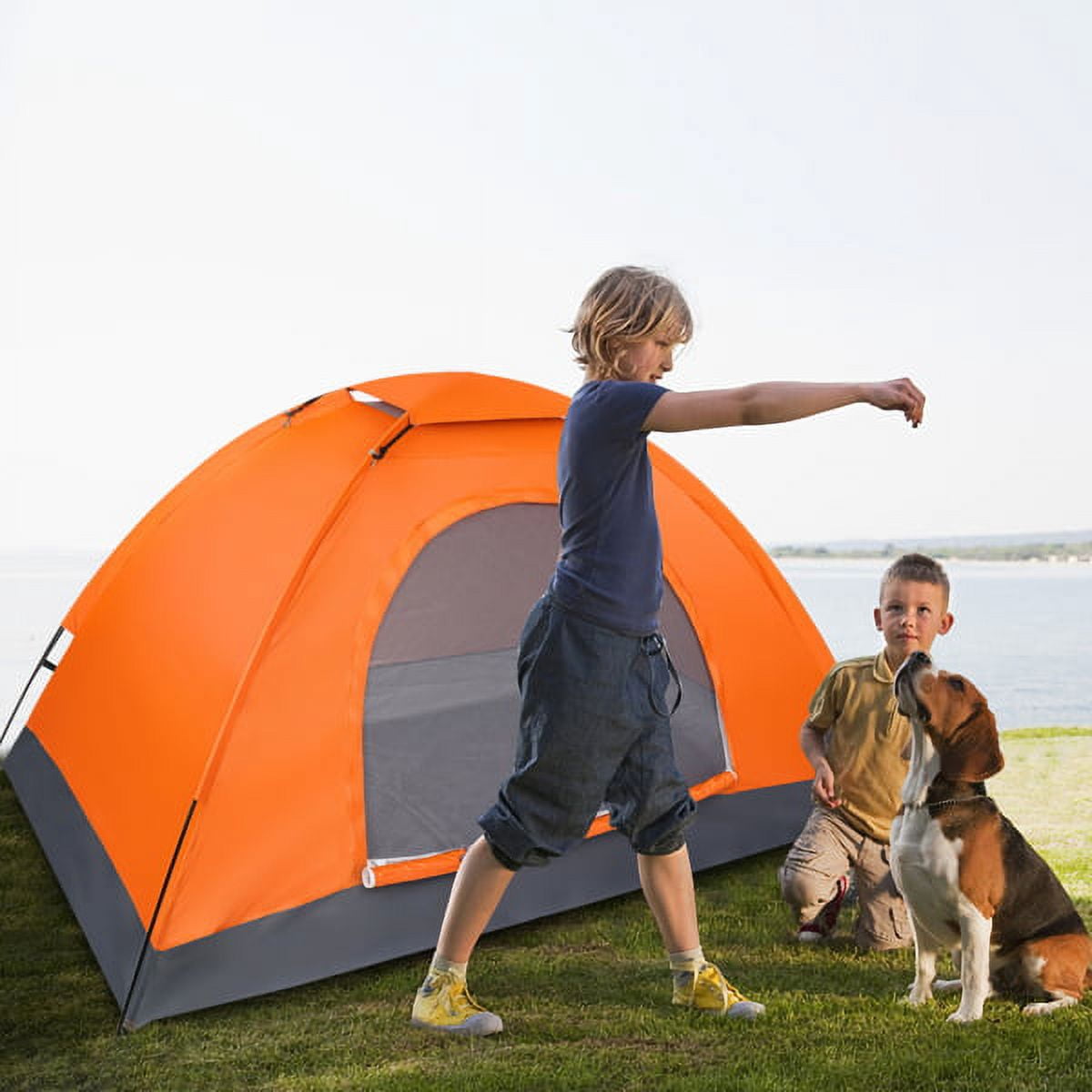 1-Person Camping Dome Tent with Carrying Bag for Outdoor Hiking - Image 5