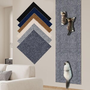 Diy Climbing Cat Scratcher, Diy Climbing Cat Scratcher Sofa and Wall, Climbing Cat Scratcher for Furniture, Climbing Cat Scratcher Sofa Protector, Diy Cat Climbing Scratcher (dark gray, 15.7*39.37in)