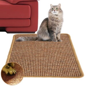 Willstar Cat Scratcher Mat,Natural Sisal Scratching Pad,Anti-Slip Cat Scratching Pad,Protect Carpets and Sofas