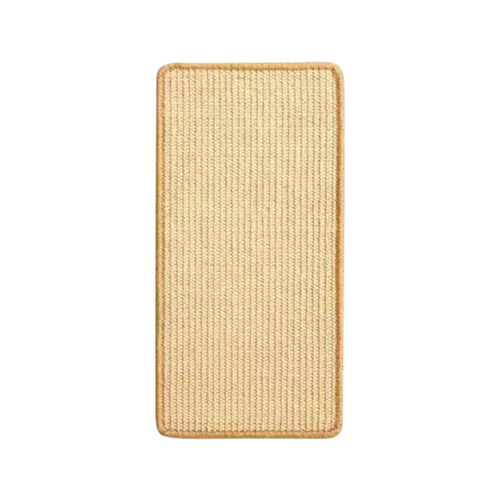 Wall Mounted Cat Scratcher Mat, Natural Sisal Cat Scratch Pad for Indoor Cats, Vertical Carpet Scratching Board with Tapes, Furniture Protection - Image 8