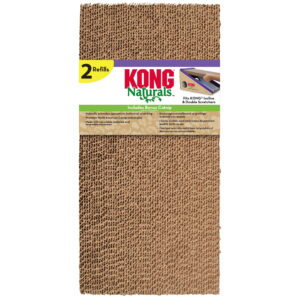 KONG® Naturals® Scratcher Refills for KONG Inlcline and Double Cat Scracters, 2 Pack