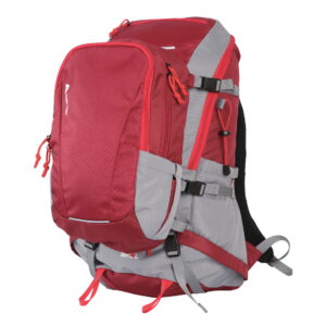 Ozark Trail Backpack Set, 35 Liter Hiker Backpack with Detachable 15 Liter Daypack, Red