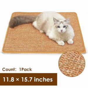 Wekvgz Cat Scratch Pad, Durable Sisal Cats Scratcher, Scratchers for Indoor Cats Grinding Claws and Protecting Furniture