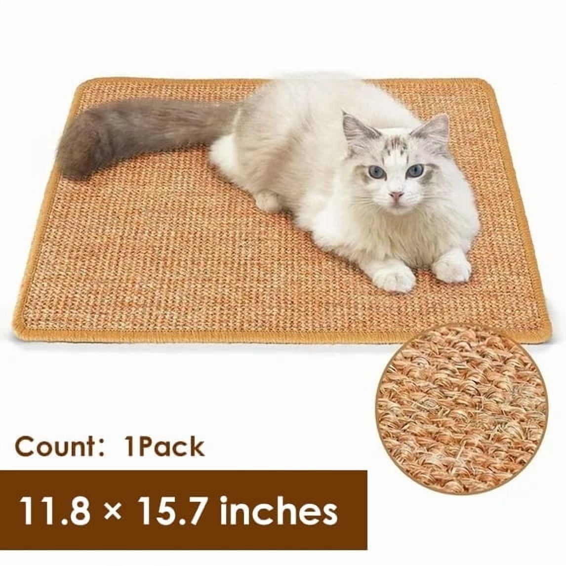 Wekvgz Cat Scratch Pad, Durable Sisal Cats Scratcher, Scratchers for Indoor Cats Grinding Claws and Protecting Furniture