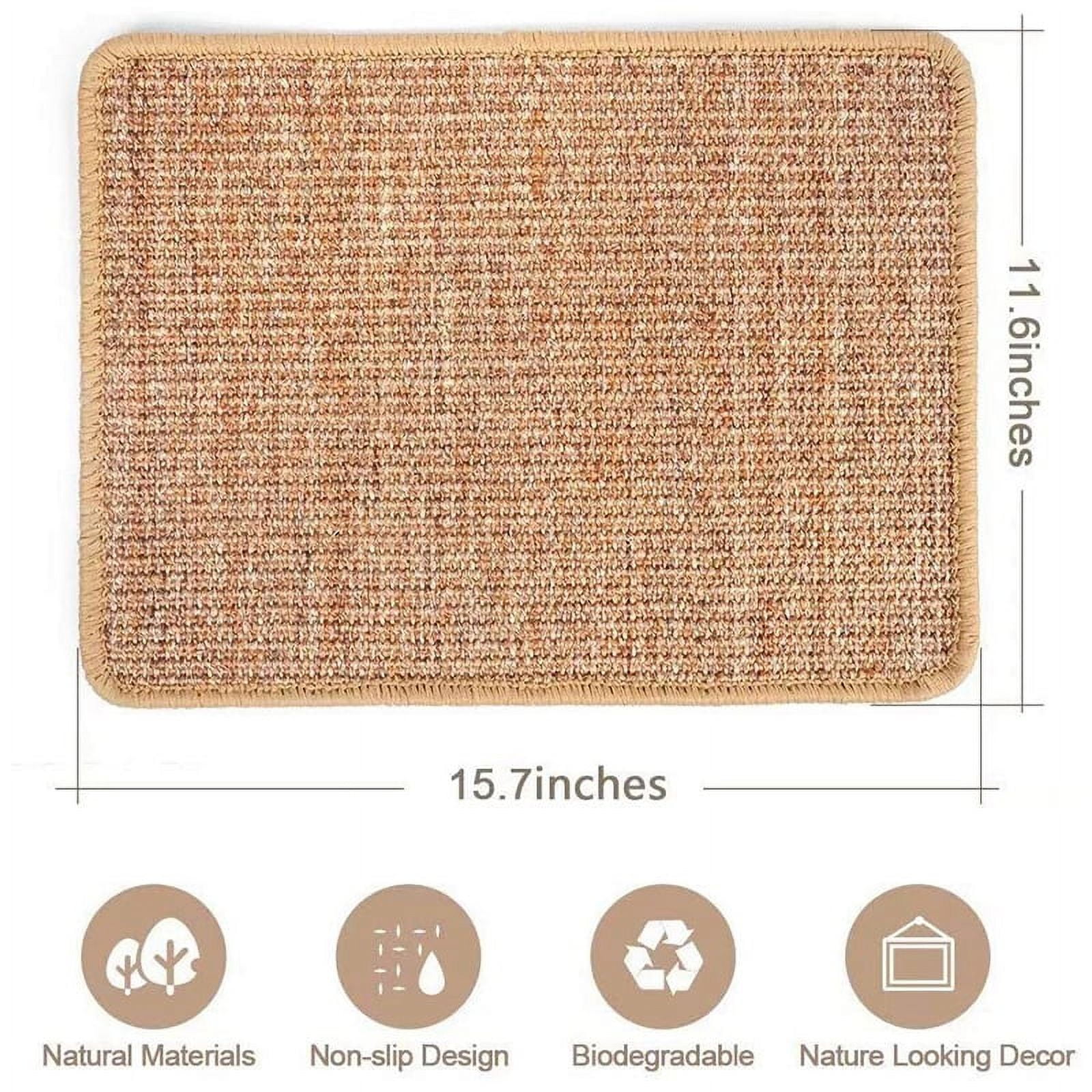 Wekvgz Cat Scratch Pad, Durable Sisal Cats Scratcher, Scratchers for Indoor Cats Grinding Claws and Protecting Furniture - Image 2