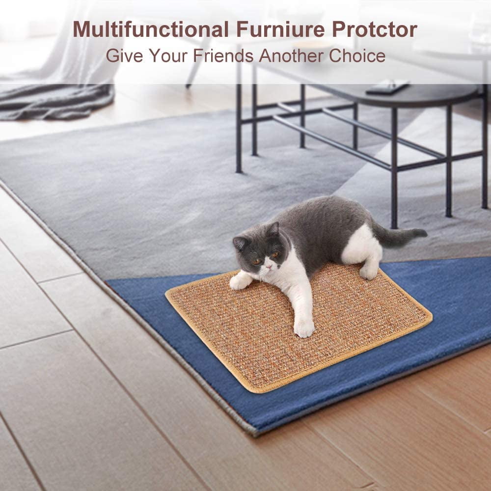 Wekvgz Cat Scratch Pad, Durable Sisal Cats Scratcher, Scratchers for Indoor Cats Grinding Claws and Protecting Furniture - Image 4