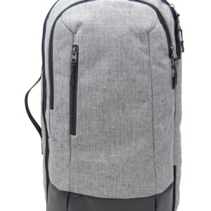 Protege 20" Convertible Travel Backpack with Multi Pockets and Trolley Sleeve, Gray