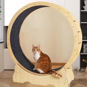 WHAMVOX Cat Exercise Wheel Mat Replacement Scratcher Pad Scratch Mat Running Wheel Accessories for Indoor Cats
