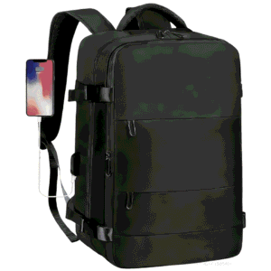 TRANSLINK Travel Backpack for Women Men TSA Carry On with USB Charging Port Weekender Essentials Backpacks fits 15.6" Laptop