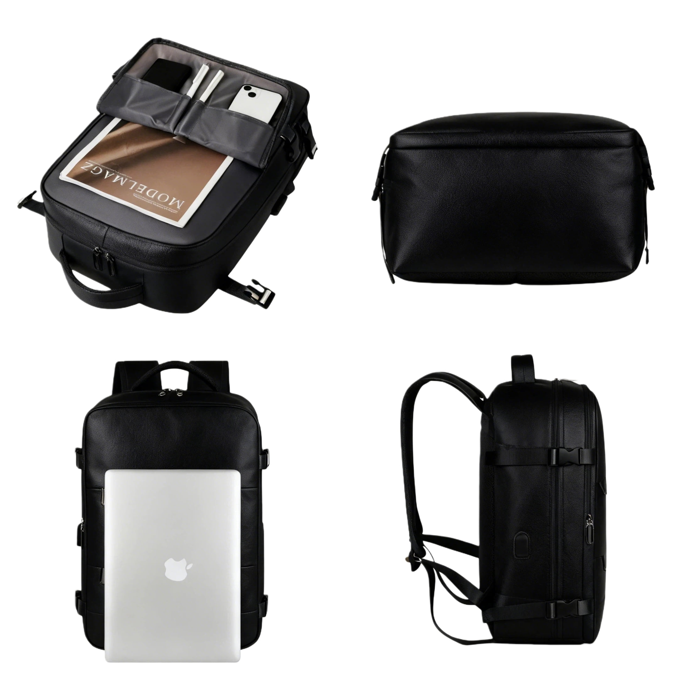 TRANSLINK Travel Backpack for Women Men TSA Carry On with USB Charging Port Weekender Essentials Backpacks fits 15.6" Laptop - Image 4