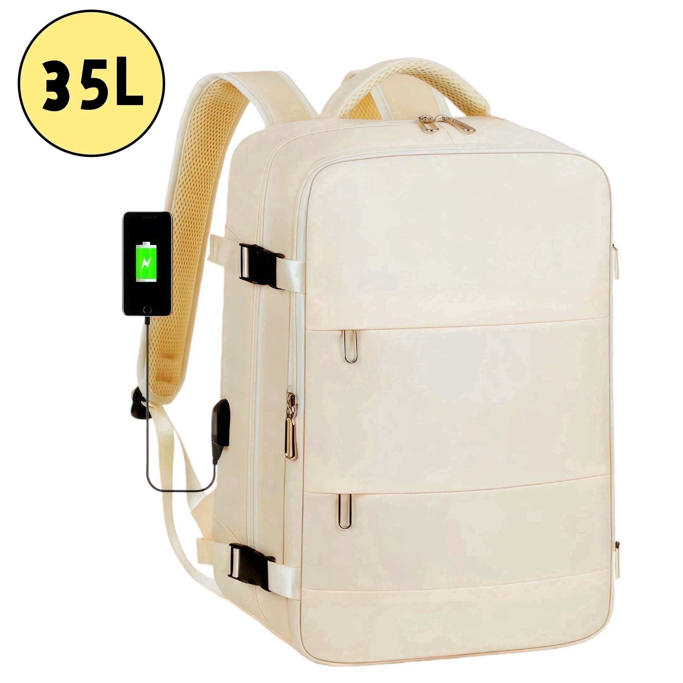 TRANSLINK Travel Backpack for Women Men TSA Carry On with USB Charging Port Weekender Essentials Backpacks fits 15.6" Laptop - Image 17