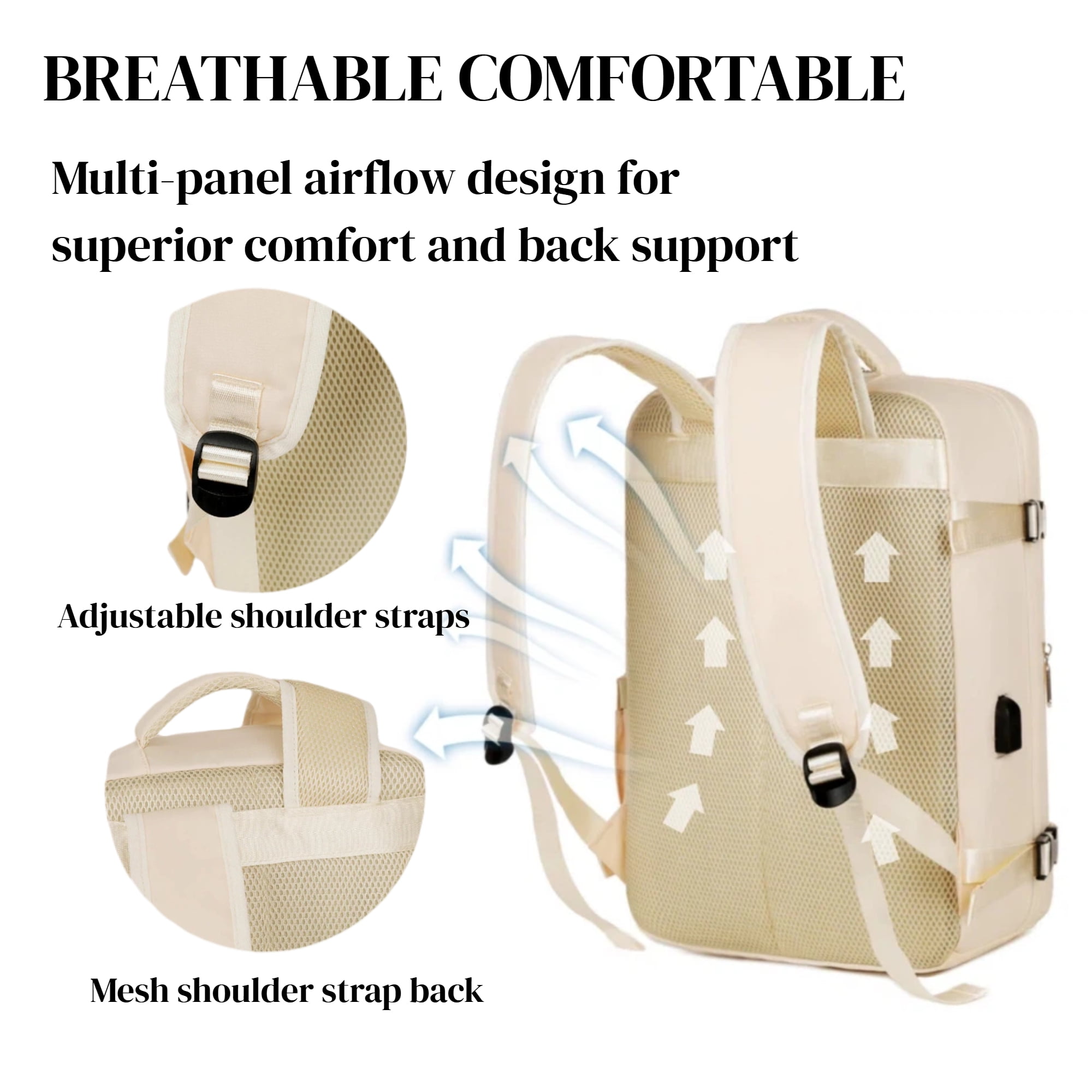 TRANSLINK Travel Backpack for Women Men TSA Carry On with USB Charging Port Weekender Essentials Backpacks fits 15.6" Laptop - Image 21