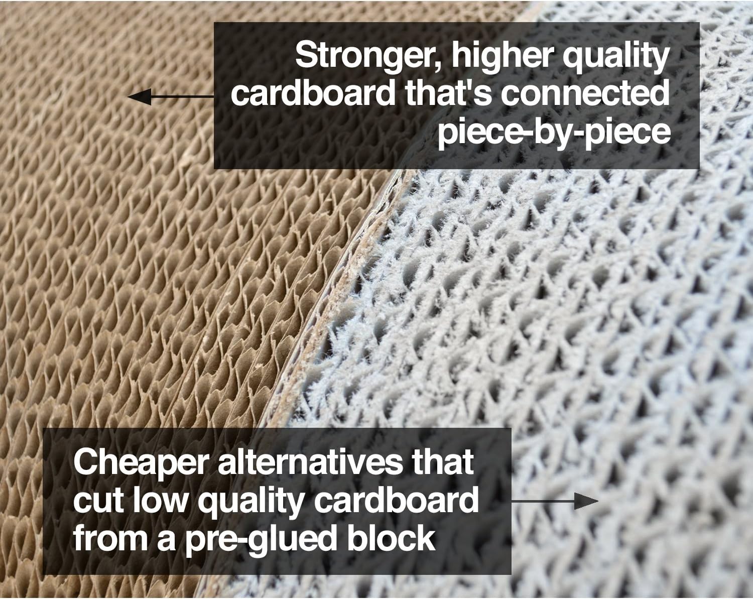 PetFusion Ultimate Cat Scratcher Pad Lounge & Bed For Cats, Reversible Infinity, Durable & Long Lasting, Gray - Image 7