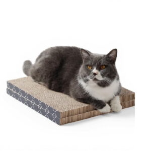 Hide & Scratch Cat Scratcher Pad – 2 Pack | Double-Sided Cardboard Refills for Our Scratching Box | Reversible Corrugated Board for Indoor Cats | Toy Mat for Kitten Claw Play & Furniture Protection