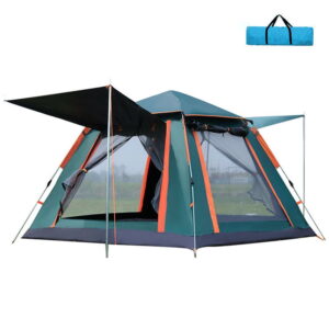 Eccomum  Outdoor 2/4 Person Automatic Quick-opening Tent, Travel Camping Tent, Rainproof Sunshine-proof Tent Fishing Hiking Sunshine Shelter