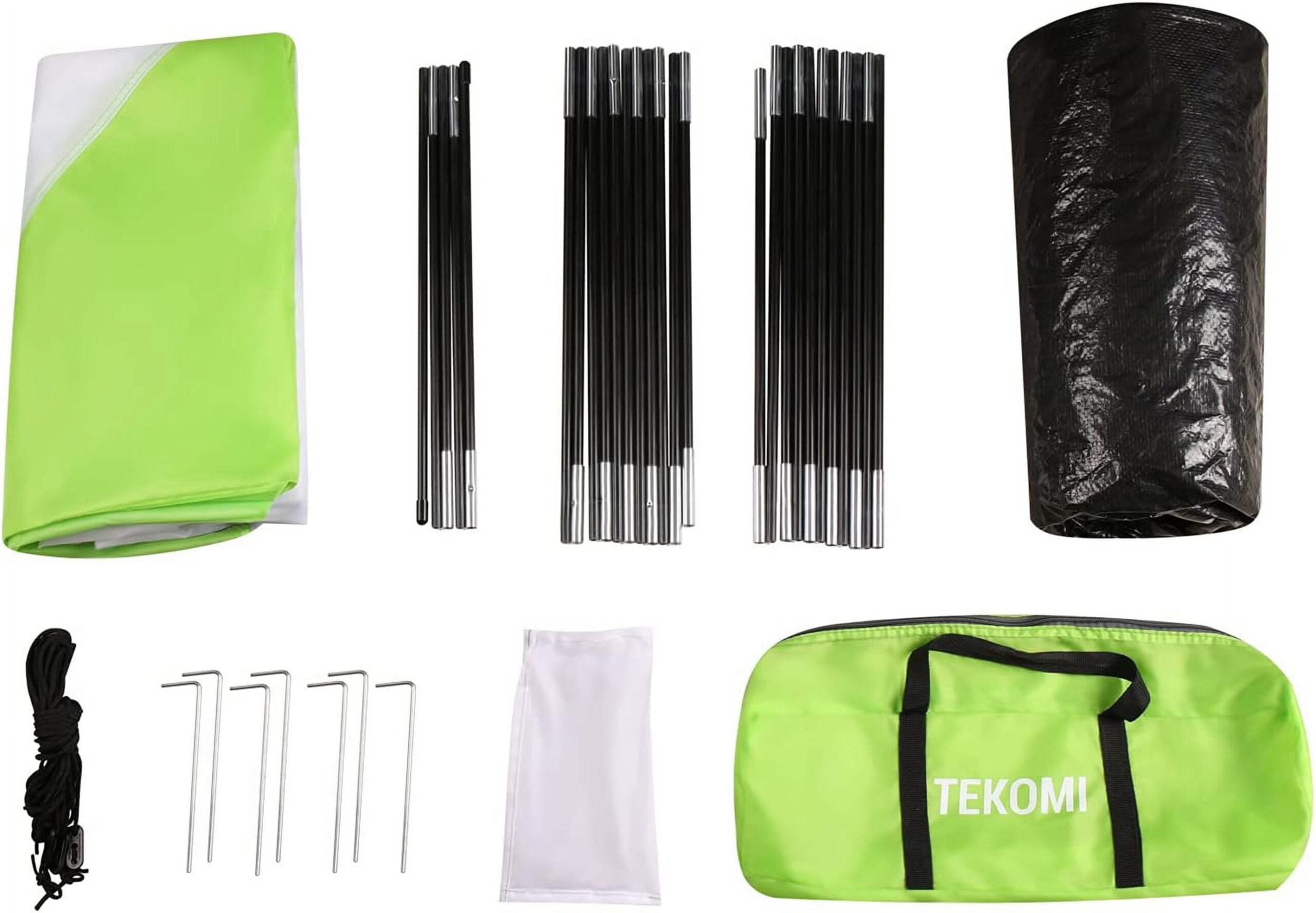 Camping Tent, Waterproof Family Dome Tent with Removable Rain Fly, Instant Cabin Tent for 60 Seconds Set Up, Advanced Venting Design, Fit Camp Backpacking Hiking Outdoor, Dark Green - Image 5