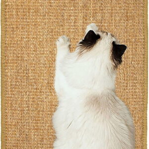 Cat Scratching Mat, Natural Sisal Mat, Cats Scratch Furniture Protector, Horizontal Cat-Floor Scratching Pad Rug, Protect Carpets and Sofas