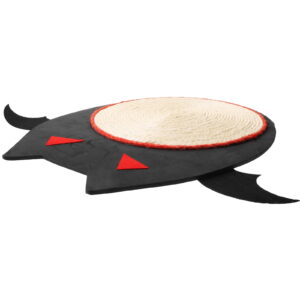 Mobestech Bat Styled Cat Scratcher Black Eva Sisal Rope Felt Cloth for Pet
