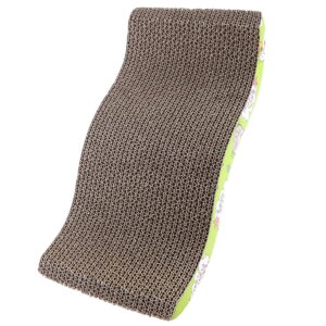 Homoyoyo Cat Scratcher Bed with Honeycomb Design, Pet Toy for Cats and Kittens to Scratch and Rest