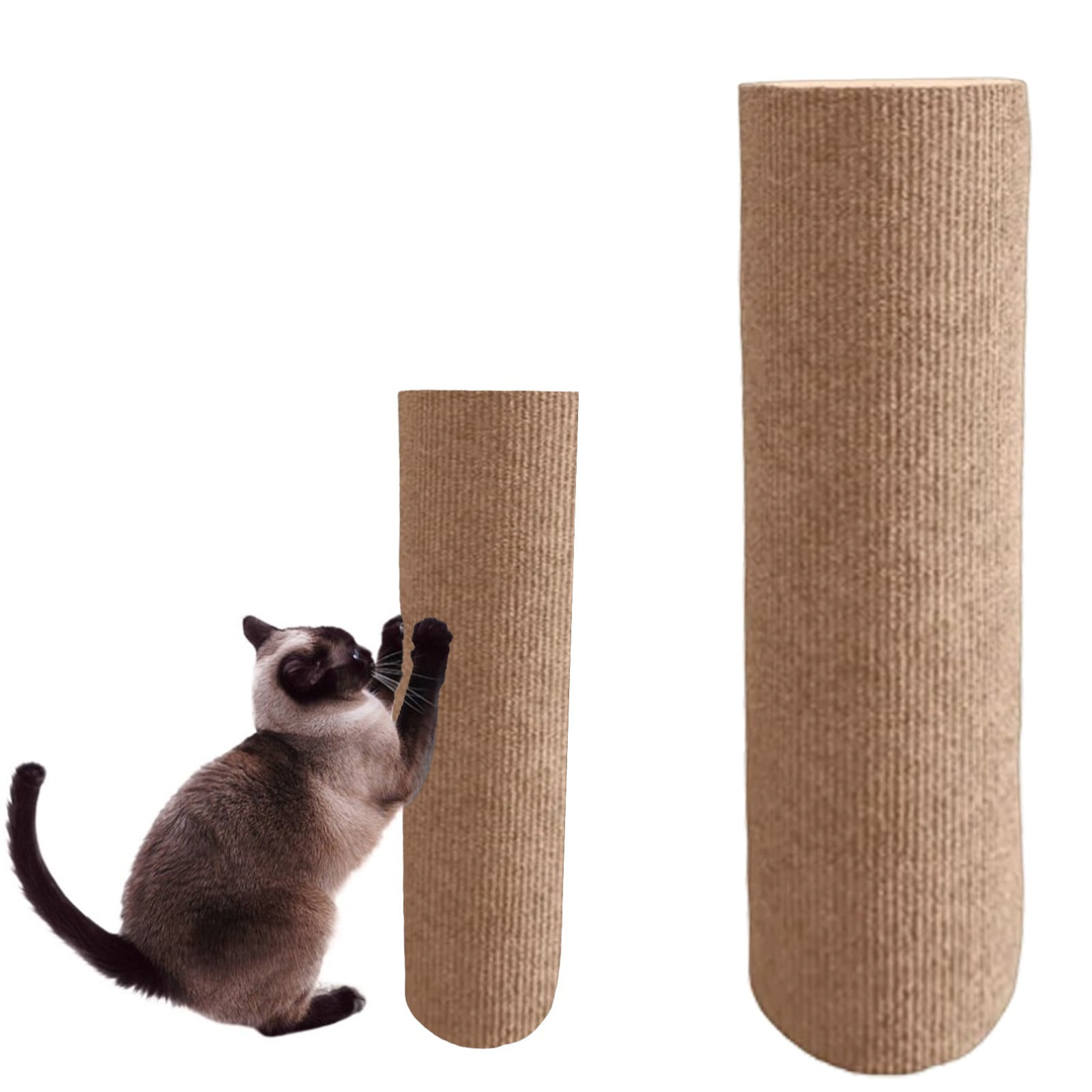 Barhoo Wall Mounted Cat Scratching Post - Adhesive Cat Scratching Stick and Climbing Frame, Pet Scratcher for Furniture Protection - Adjustable and Durable Cat Toy for Indoor Cats, Easy to Install - Image 9
