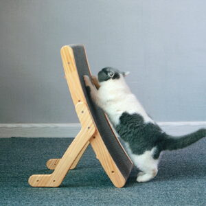 Cat Scratching Pad, Cat Scratcher Cardboard, Corrugated Scratch Pad, Long Scratching Lounge Bed for Cat Kitten Kitty, Protecting Furniture 43.5cmx25cm