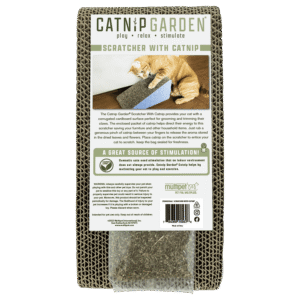 Multipet Catnip Garden Cat Cardboard Scratcher Wedge