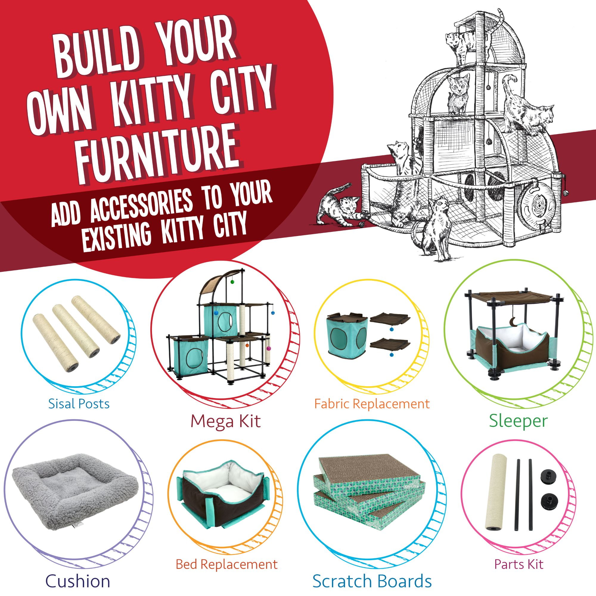Kitty City Steel Claw Cube & Platforms Replacement - Image 4